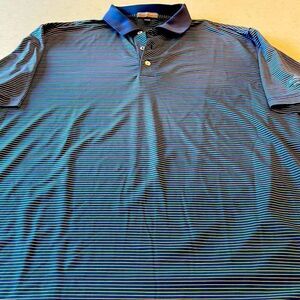 Peter Millar men’s golf polo size large summer comfort excellent condition.